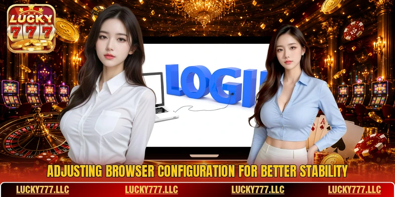 Adjusting browser configuration for better stability