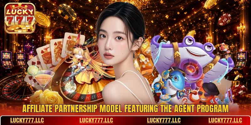 Affiliate partnership model featuring the agent program Affiliate partnership model featuring the agent program