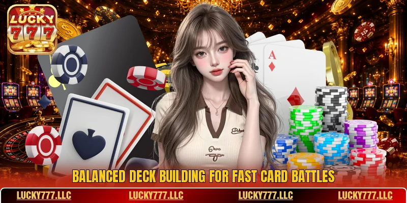 Balanced deck building for fast card battles Balanced deck building for fast card battles