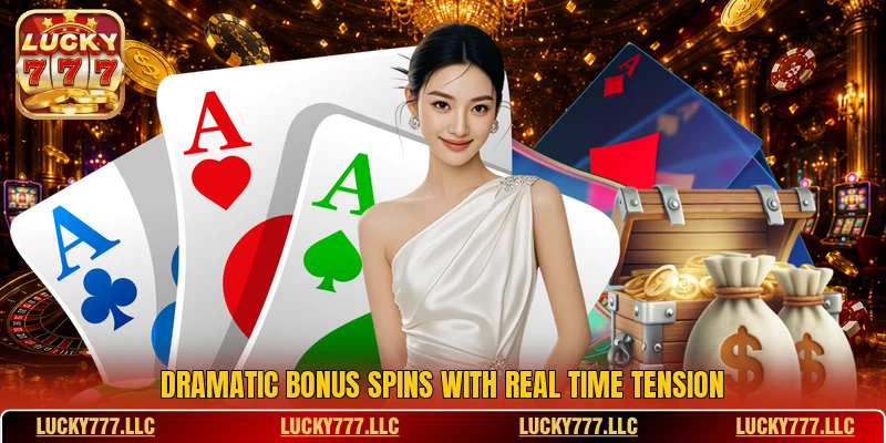 Dramatic bonus spins with real time tension Dramatic bonus spins with real time tension