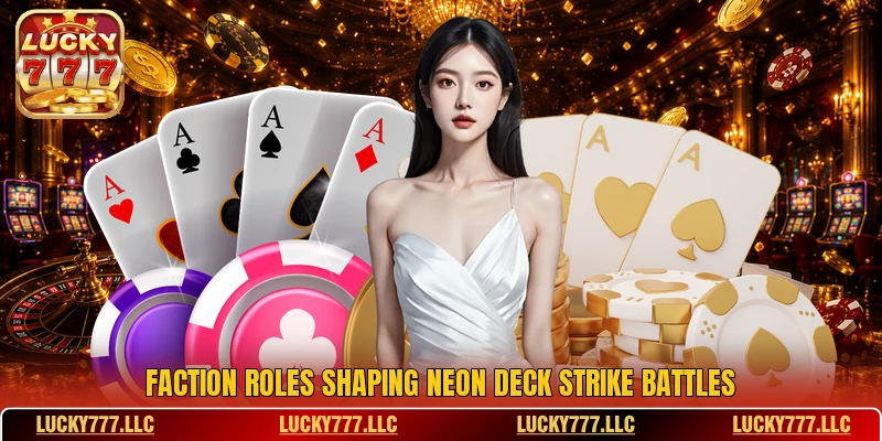 Faction roles shaping Neon Deck Strike battles Faction roles shaping Neon Deck Strike battles