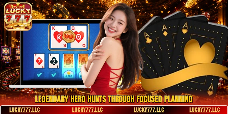 Legendary hero hunts through focused planning Legendary hero hunts through focused planning