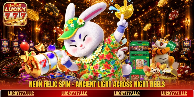 Neon Relic Spin - Ancient Light Across Night Reels