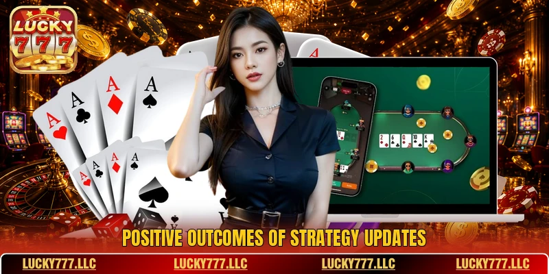 Positive outcomes of strategy updates