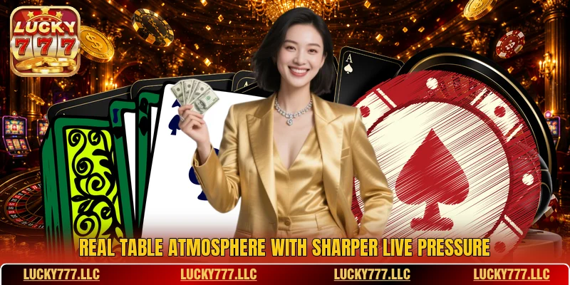 Real table atmosphere with sharper live pressure Real table atmosphere with sharper live pressure