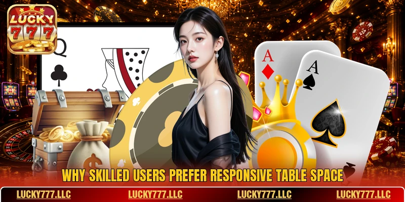 Why skilled users prefer responsive table space
